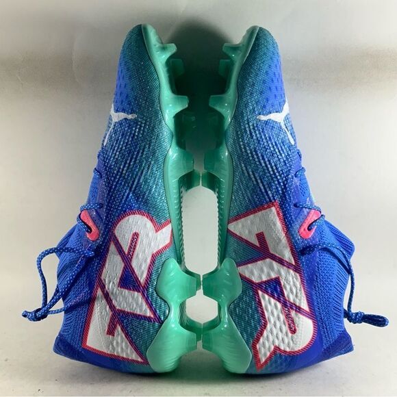 Puma Future 7 Ultimate Firm Ground Soccer Cleats Blue Green Size 8.5 107916-01 - Picture 6 of 8